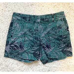 Ann Taylor Signature Short Palm Print 2  EUC